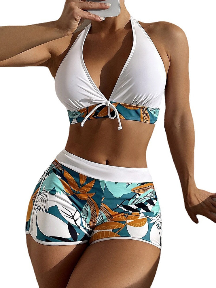 New 2023 Sexy High-Wasit Women's Swim Suit