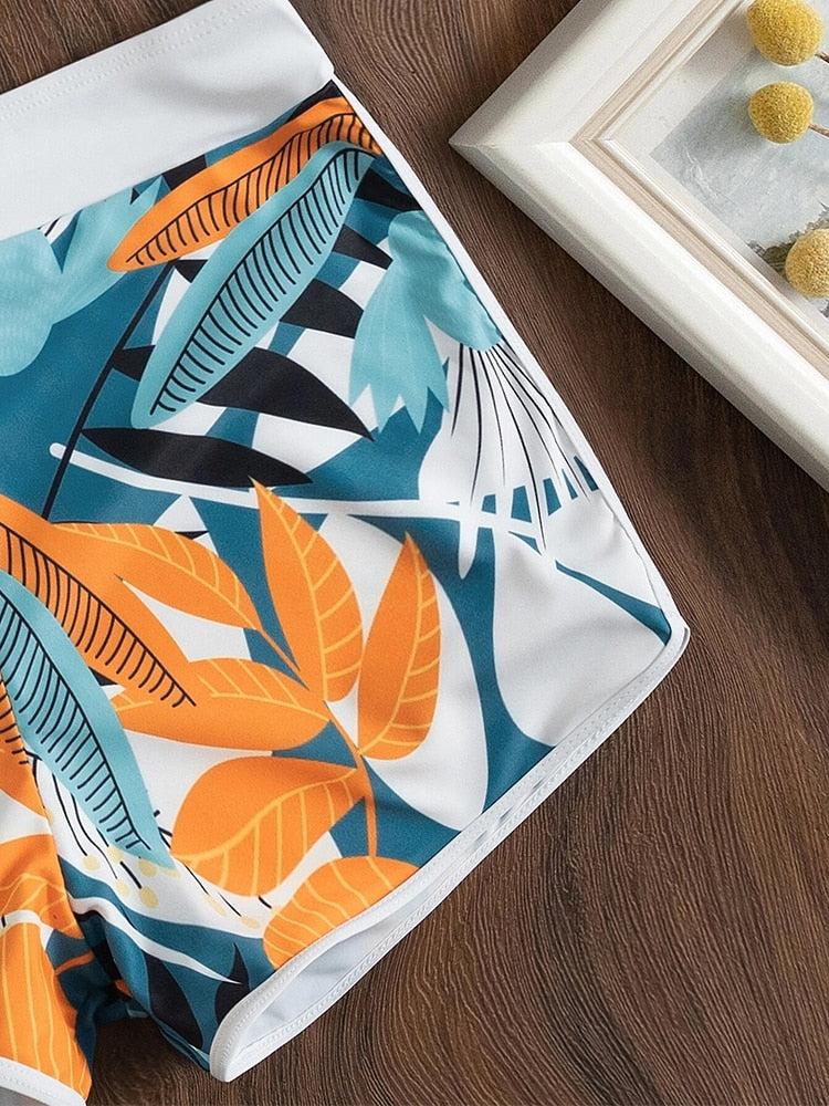 New 2023 Sexy High-Wasit Women's Swim Suit