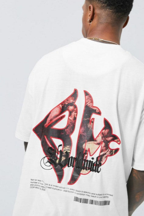 OVERSIZED EXTENDED NECK RENAISSANCE T-SHIRT