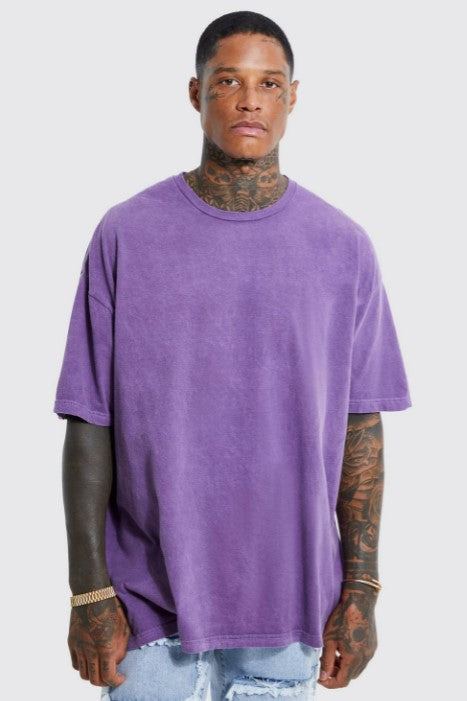 OVERSIZED SKULL OVERDYE GRAPHIC T-SHIRT