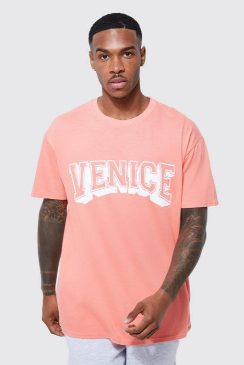 LOOSE VENICE GRAPHIC PRINT T-SHIRT