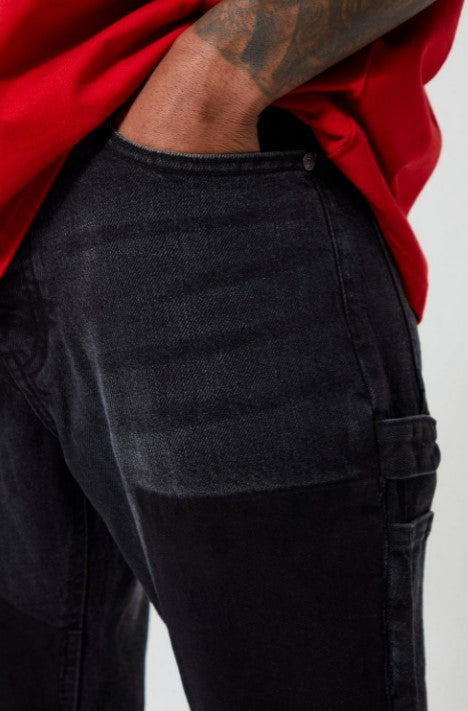 SLIM FLARE CARPENTER GUSSET JEANS