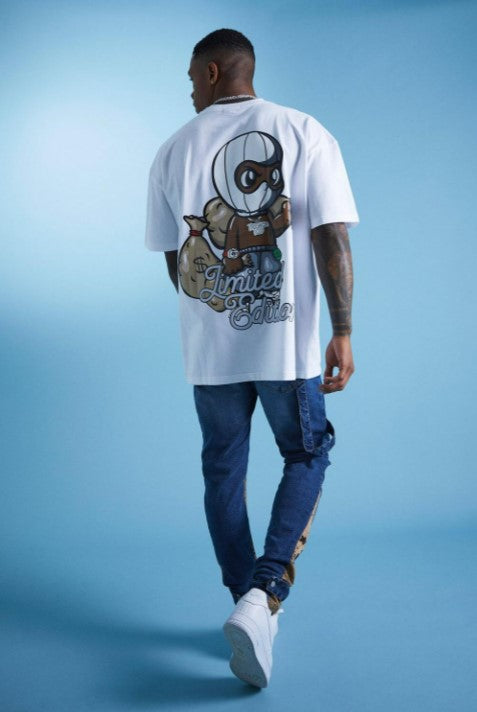 LIL TJAY SKINNY STRETCH CAMO GUSSET CARPENTER JEAN