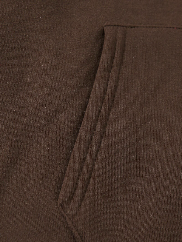 Slogan Graphic Kangaroo Pocket Thermal Lined Hoodie